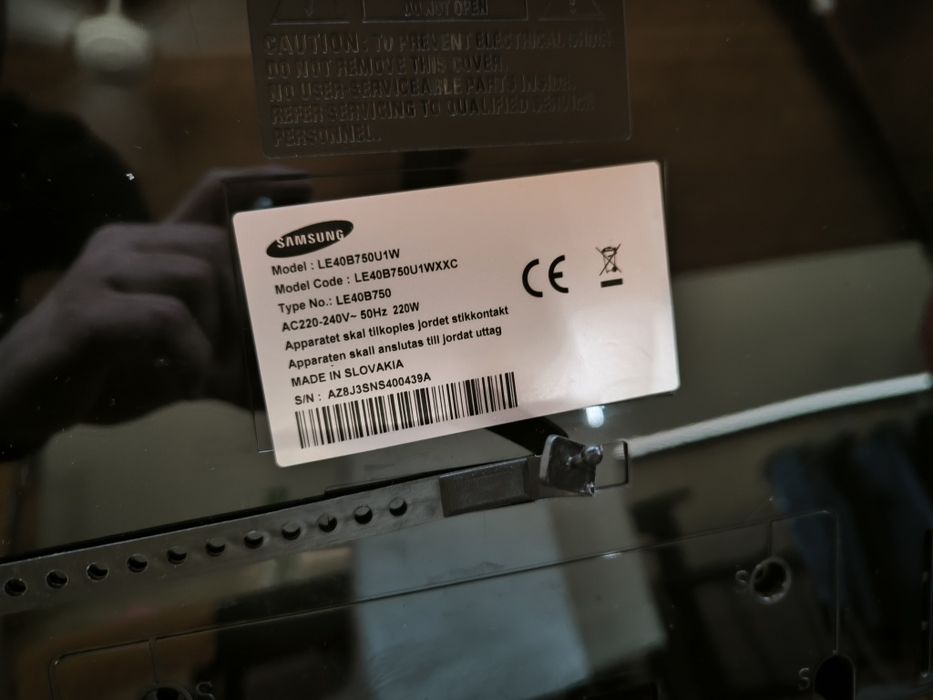 Samsung 40 polegadas avariada