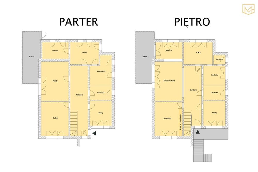 Dom blisko centrum | 163 m² | 2 wjazdy | 2 garaże