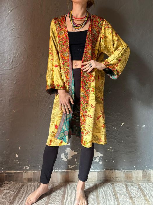 Kimono dwustronne narzutka z Indii