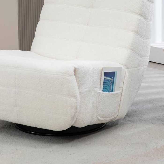 Fotel TV Sacco, regulowany, rozkładany, obrotowy 2 sztuki