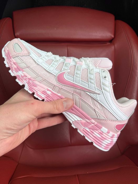(ОПЛАТА ПІСЛЯ ОГЛЯДУ)Nike P-6000 Custom Pink White Найк П-6000 Кастом Рожево-білі