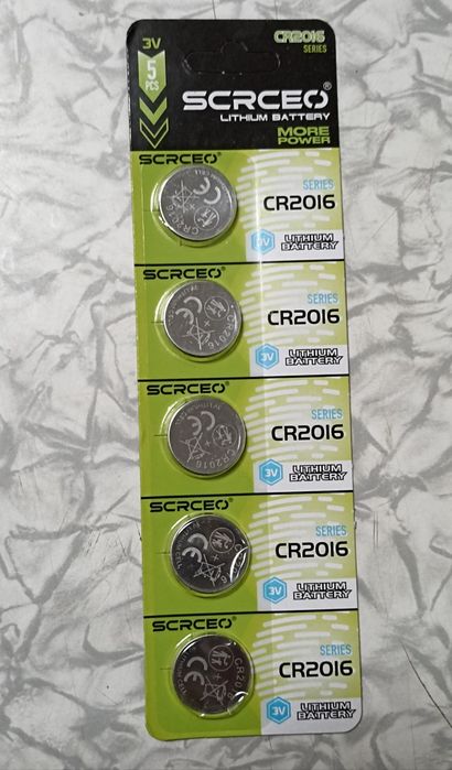 Батарейка таблетка CR 2016 Lithium battery 3v