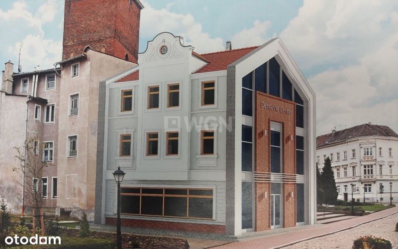 Działka w centrum przy deptaku,