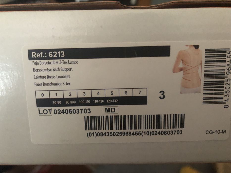 Colete ortopedico novo