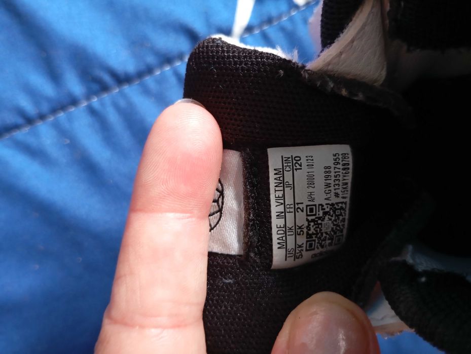 sapatilhas adidas bebé