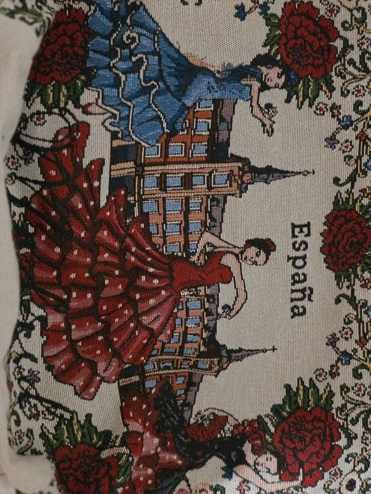Saco de pano España com estampado de flamenca e Madrid