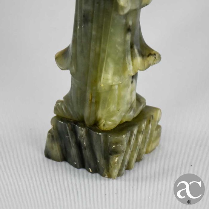 Figura de Imortal, Deusa, China, Alabastro, circa 1900
