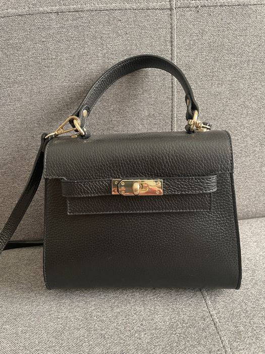 Torebka CASSI nowa z metką ze skóry czarna