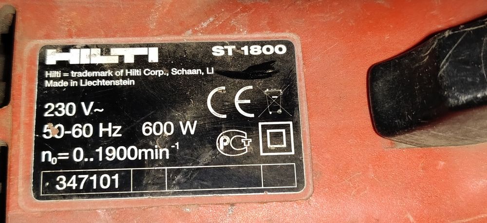HILTI TE54, TE55, TE-54, TE-55, ST 1800 różne części