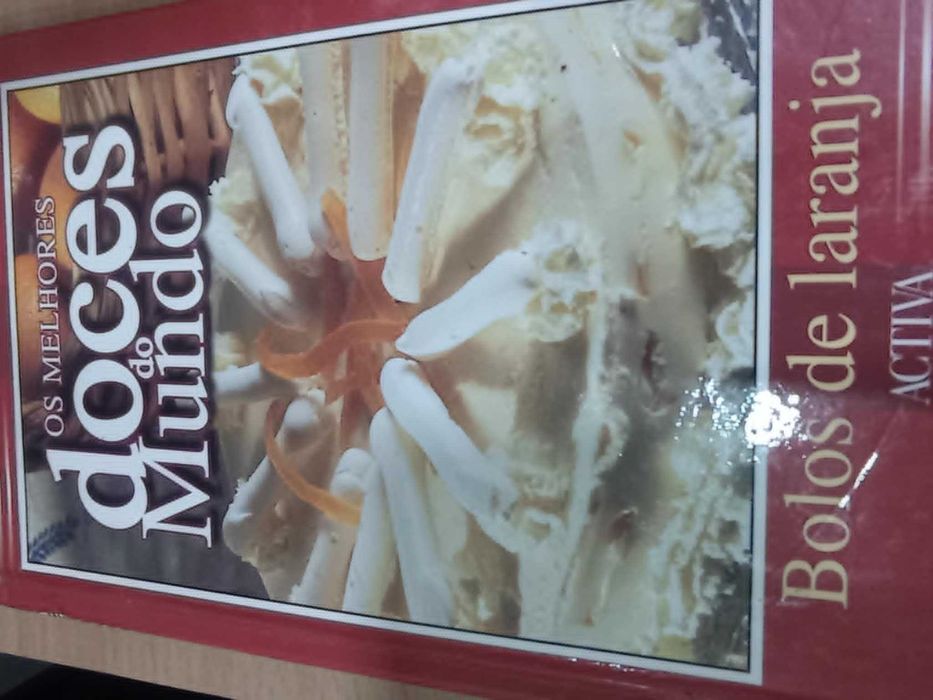 vendo livro os melhores doces do mundo bolos de laranja