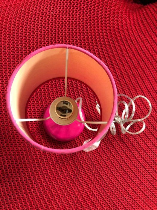 Luminária Cor de Rosa