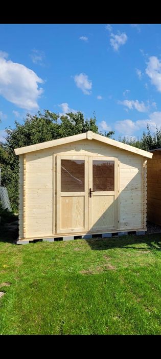 DOSTĘPNY od ZARAZ solidny domek ogrodowy balik aż 34mm* 300x200*6m2