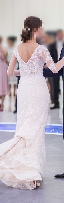 Suknia ślubna rybka koronkowa Agnes