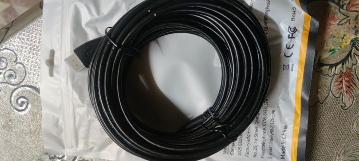 Cabo HDMI c/ 10 mt - Novo - Portes Grátis