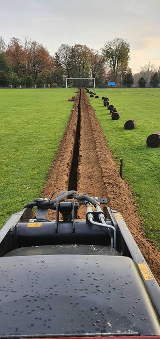 Wynajem Koparki Łańcuchowej / Wykonywanie wykopów liniowych