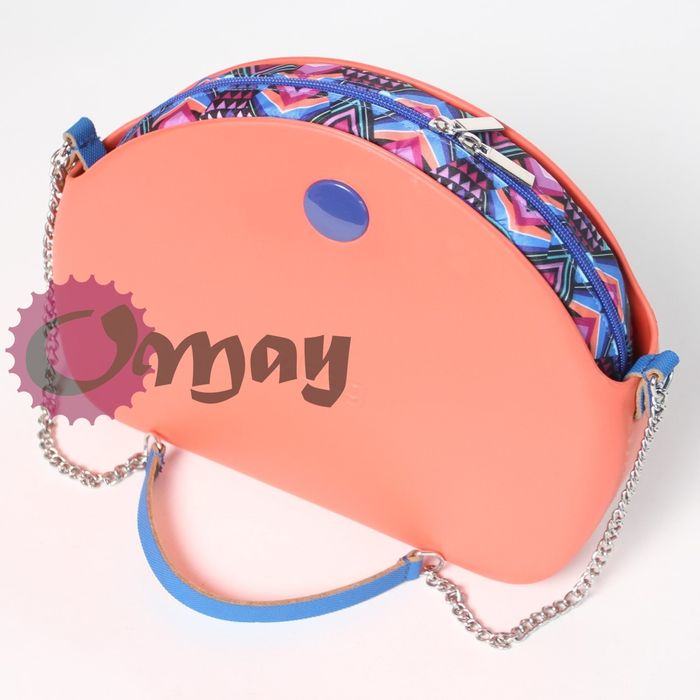 Niebieski organizer do OBAG MOON LIGHT mozaika chaber 2 kieszenie OMAY