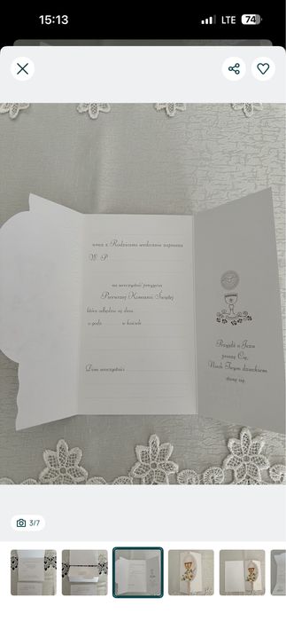 Zaproszenia na komunię