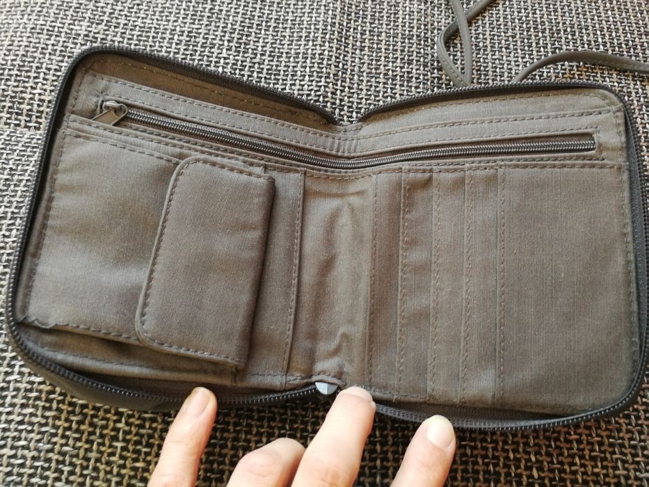 Stan ideal, mała szara torebka materiałowa, na wieczór i na co dzień