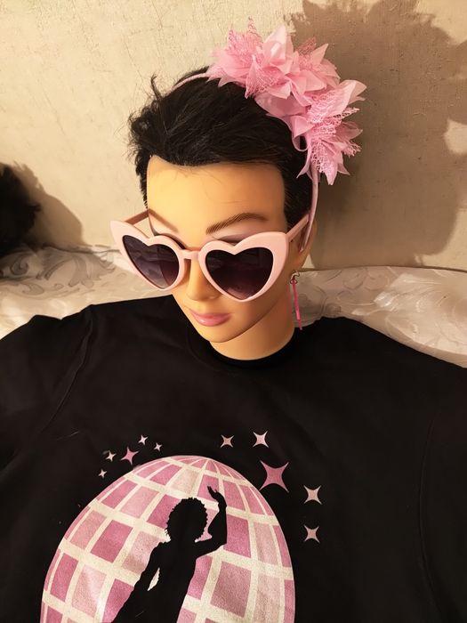 Strój przebranie lata 80/90 królowa disco dyskoteka 5 części rozmiar S