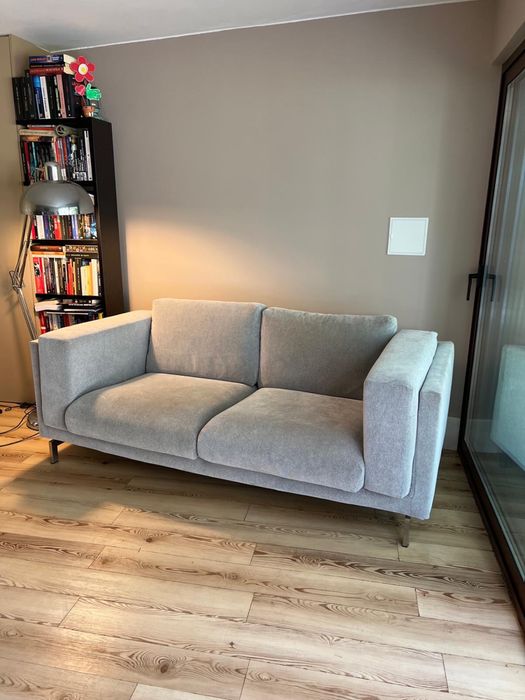 Sofá cinzento 200 cm muito confortável