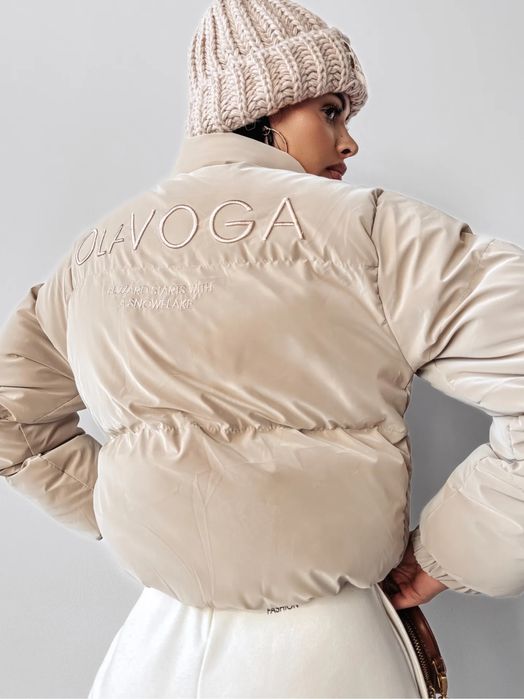 O’la Voga / kurtka ocieplana / beige / rozm L