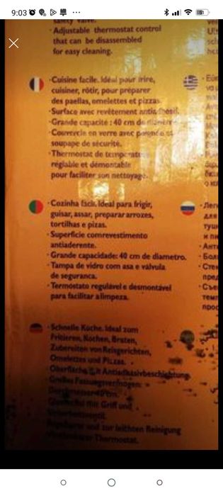 Grelhador elétrico multifunções - NOVO