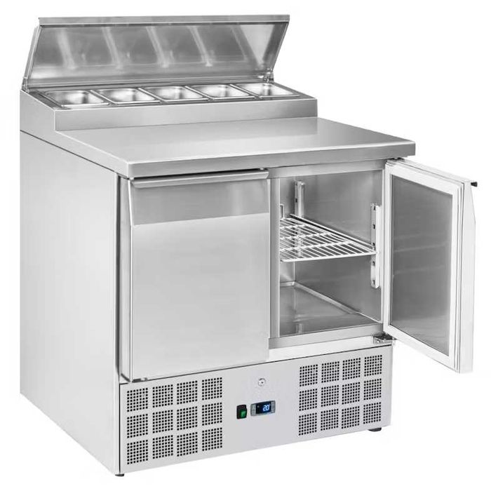 Saladette refrigerada para cafetaria, pastelaria, café...