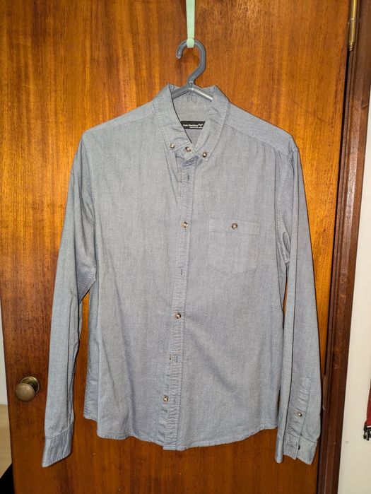 Camisa homem S azul