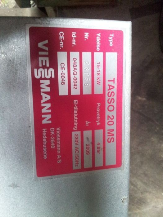 Palnik do pieca na olej opałowy Viessman Tasso 20 MS 15/18kw 2009r