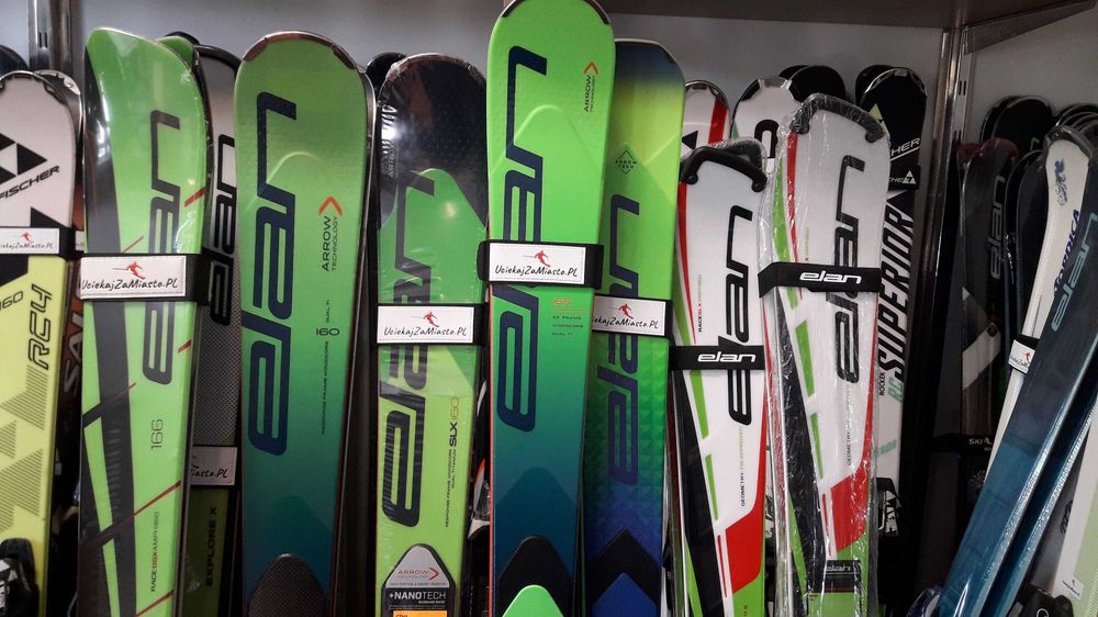 Elan Race SLX nowe i używane 165 160 profil Amphibio Arrow Technology