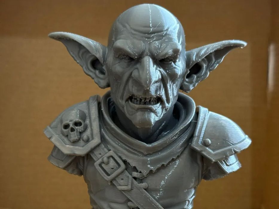 Goblin Warlord Bust - Dark Fantasy