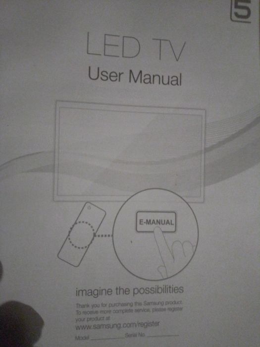 Televisão  Led Samsung 108 cm