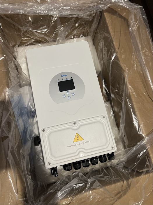 Гібридний Інвертор deye 6 кВт SUN-6K-SG05LP1-EU-AM2-P, АКБ SE-F5 PRO L