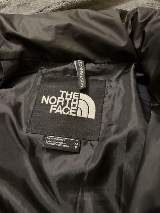casaco north face 700 preto e cinzento sem capuz