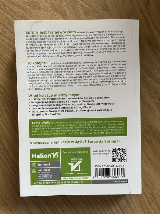 Książka „Spring w akcji”