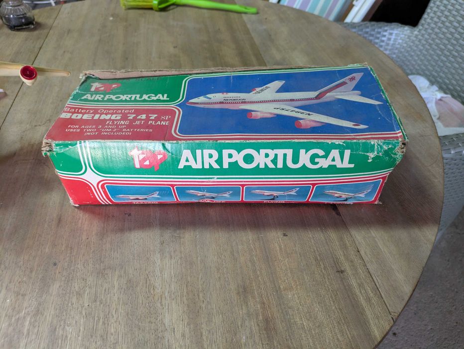Avião da TAP a pilhas