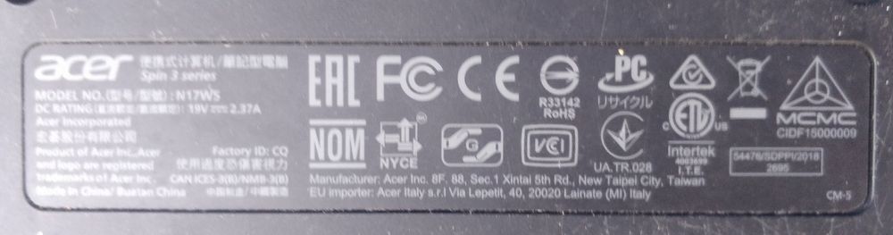 Computador Portátil Acer