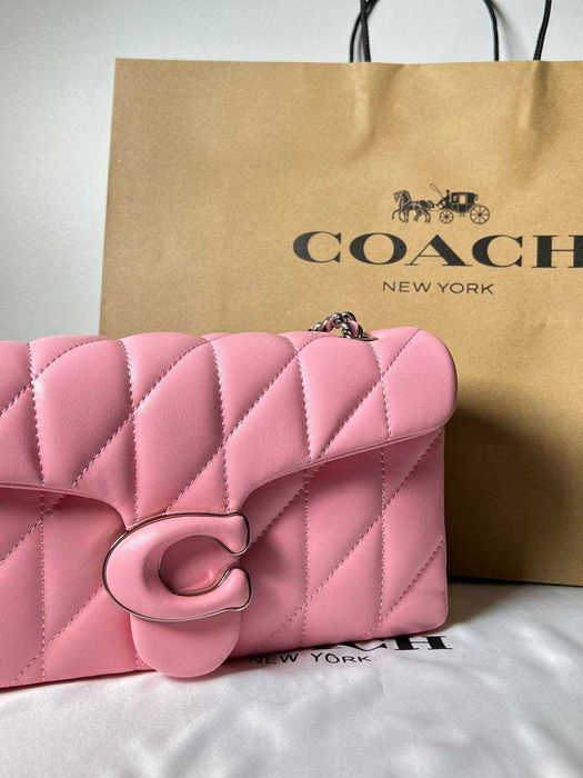 Сумка Coach Tabby Shoulder Bag 26 розовая