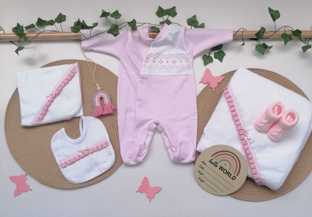 Conjunto saída da maternidade cinza