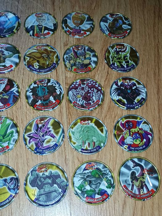 YuGiOh metal Tazo Duel cała seria 30/30 komplet full
