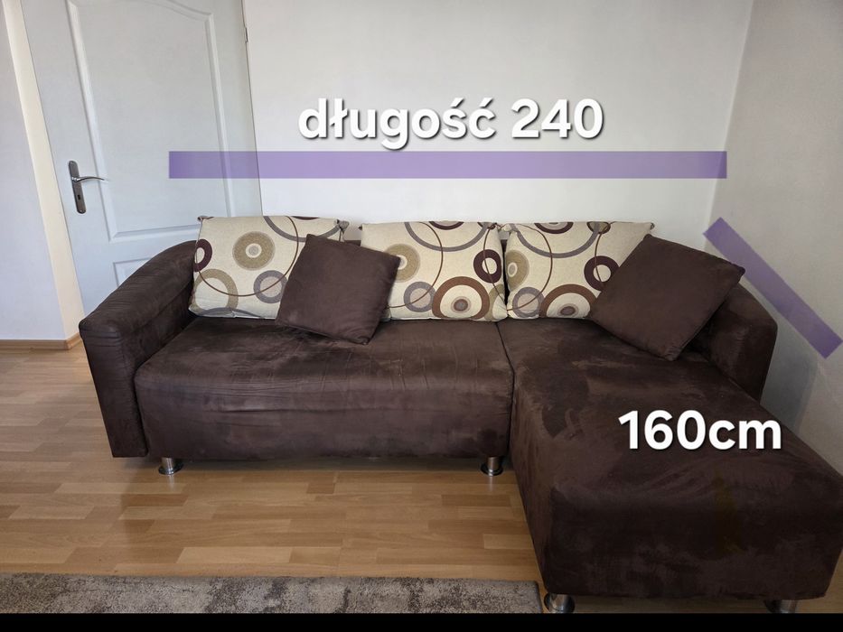 Kanapa rogówka narożnik