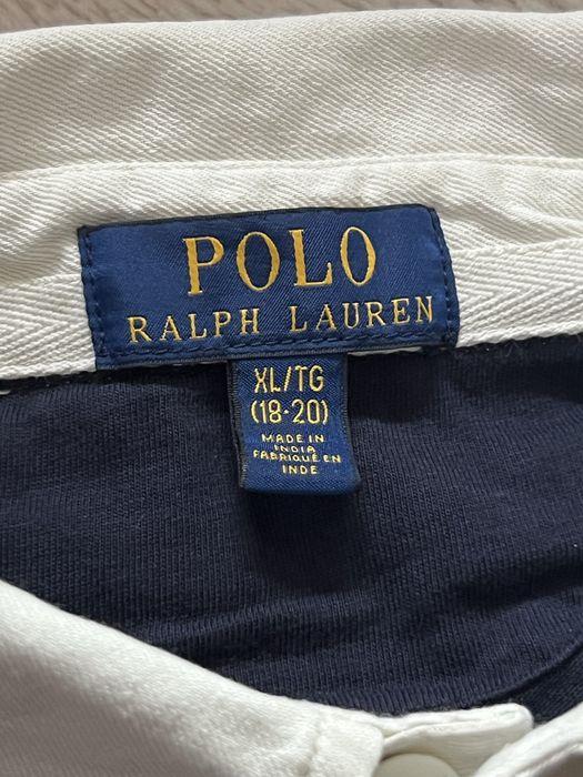 Polo Ralph Lauren (S) Rugby Shirt Navy Big Logo регбійка поло чоловіча футболка лонг з комірцем