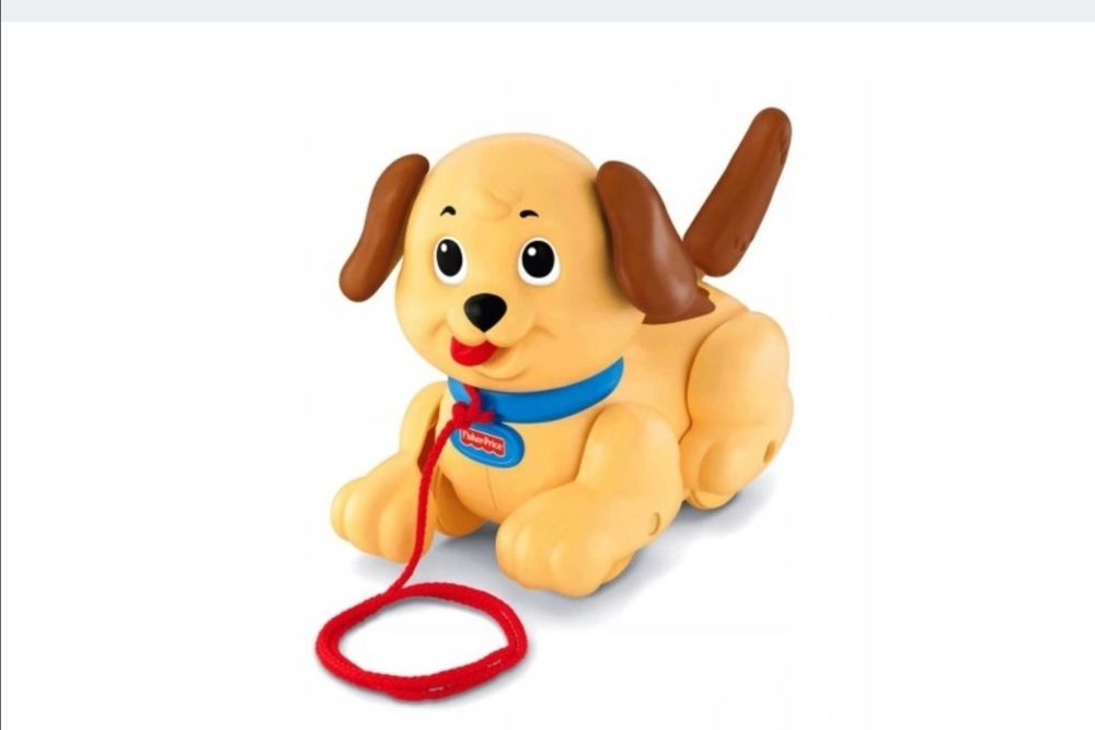 Piesek Fisher price do ciągania