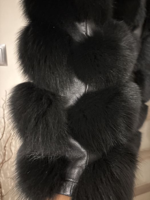 Kamizelka skora futerko