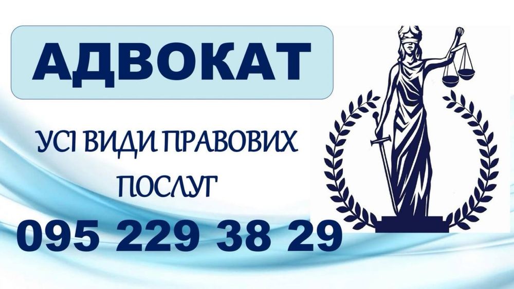 Адвокат, суддя у відставці.Усі види правових послуг