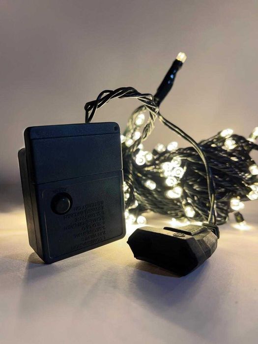 Lampki choinkowe 300 LED barwa ciepla / barwa zimna