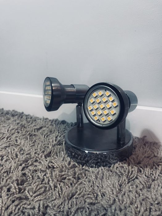 Oprawa halogenowa srebrne lampki