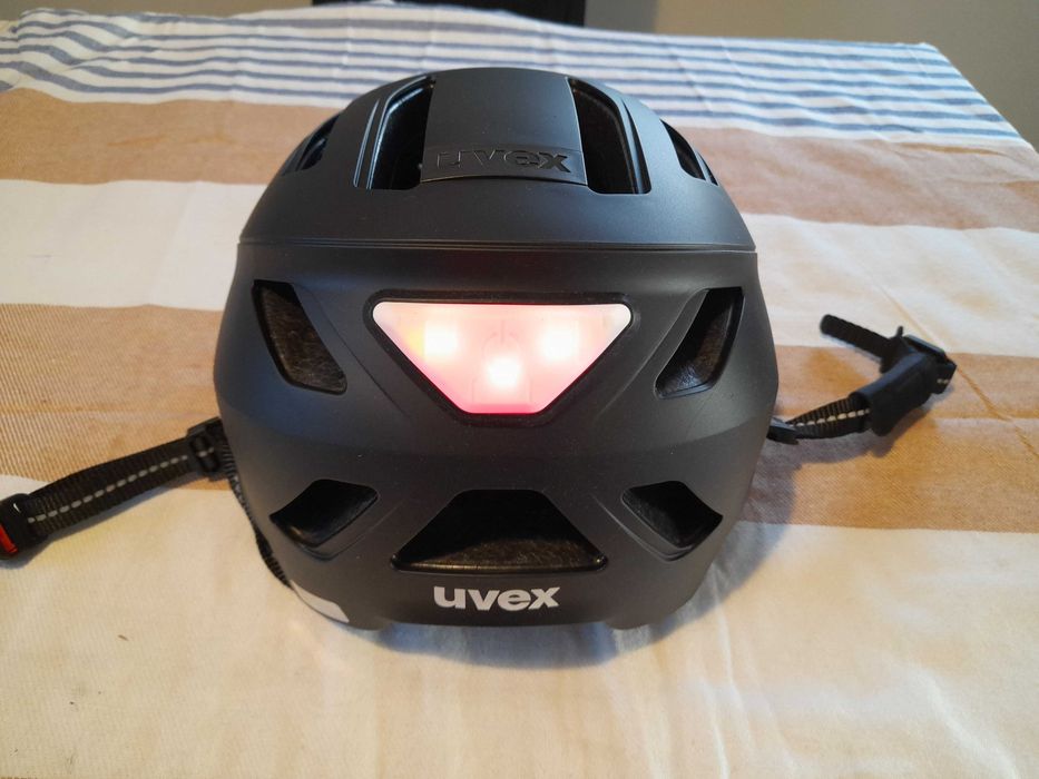 Kask rowerowy Uvex Urban Planet czarny mat r. 54-58 cm