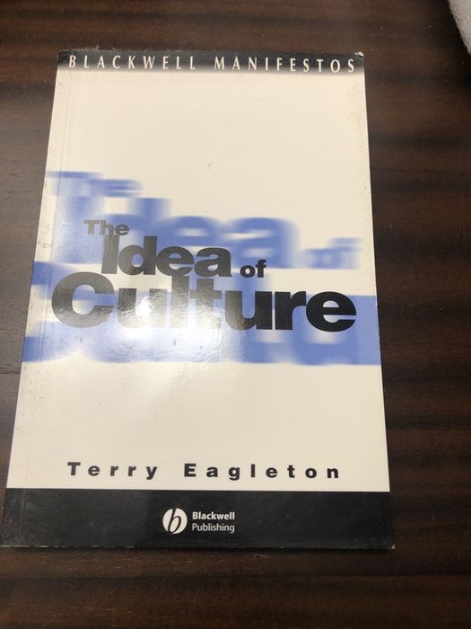 Livro The Idea of Culture Terry Eagleton