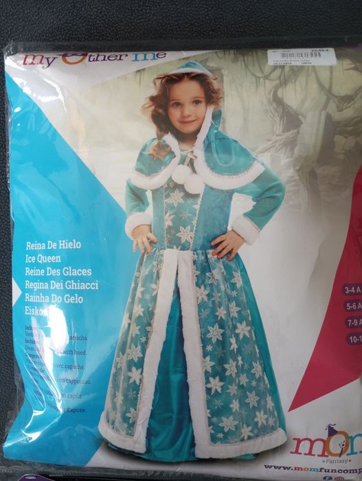 Disfarce vestido FROZEN Carnaval